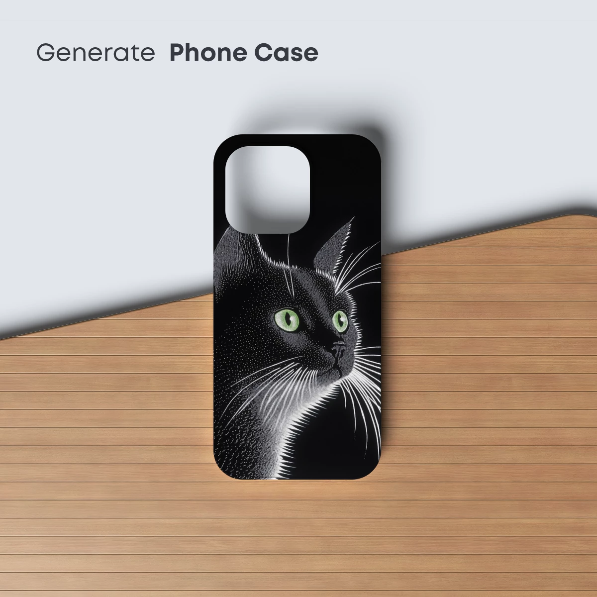 Glowing Cat: Neon Whiskers in the Dark - Image 3