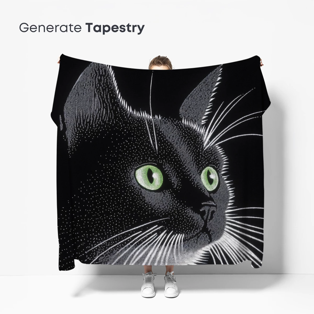 Glowing Cat: Neon Whiskers in the Dark - Image 5