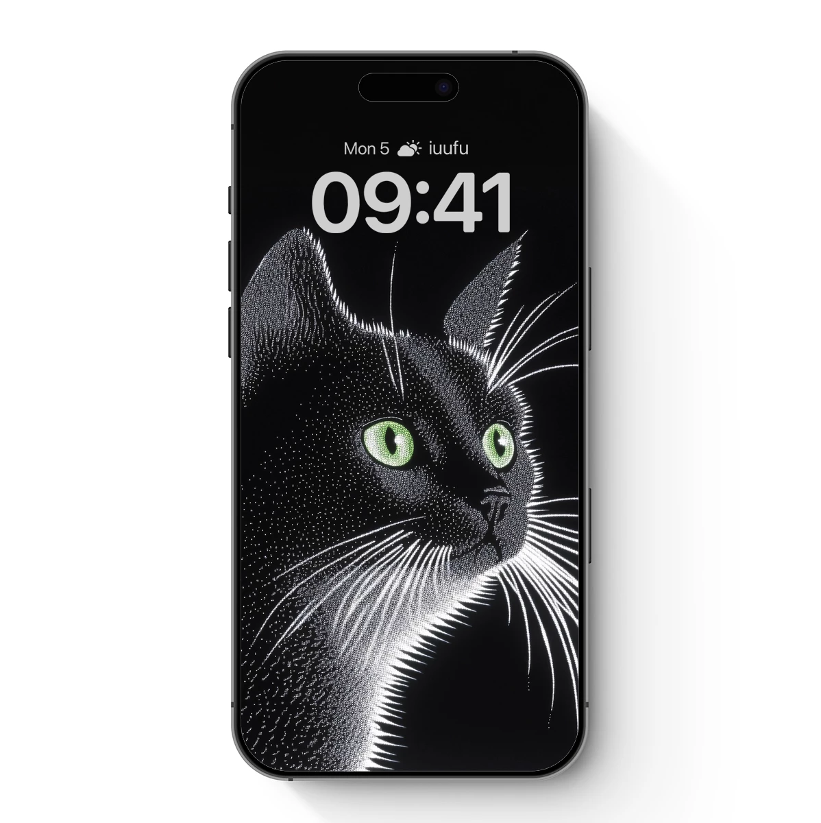 Glowing Cat: Neon Whiskers in the Dark