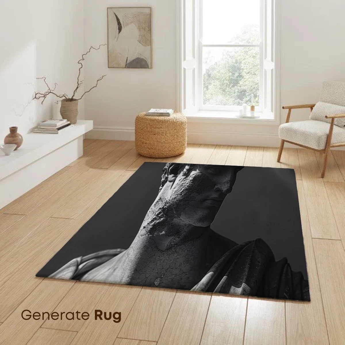 Ancient Marble Elegance: Classical Sculpture in Shadow - Image 6