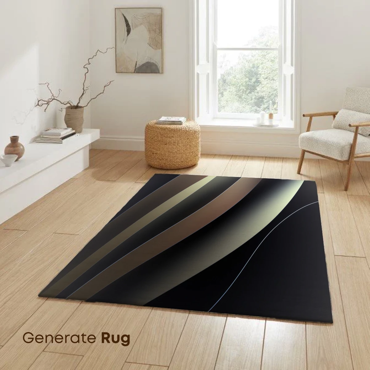 Elegant Curves: Abstract Flow in Monochrome - Image 6