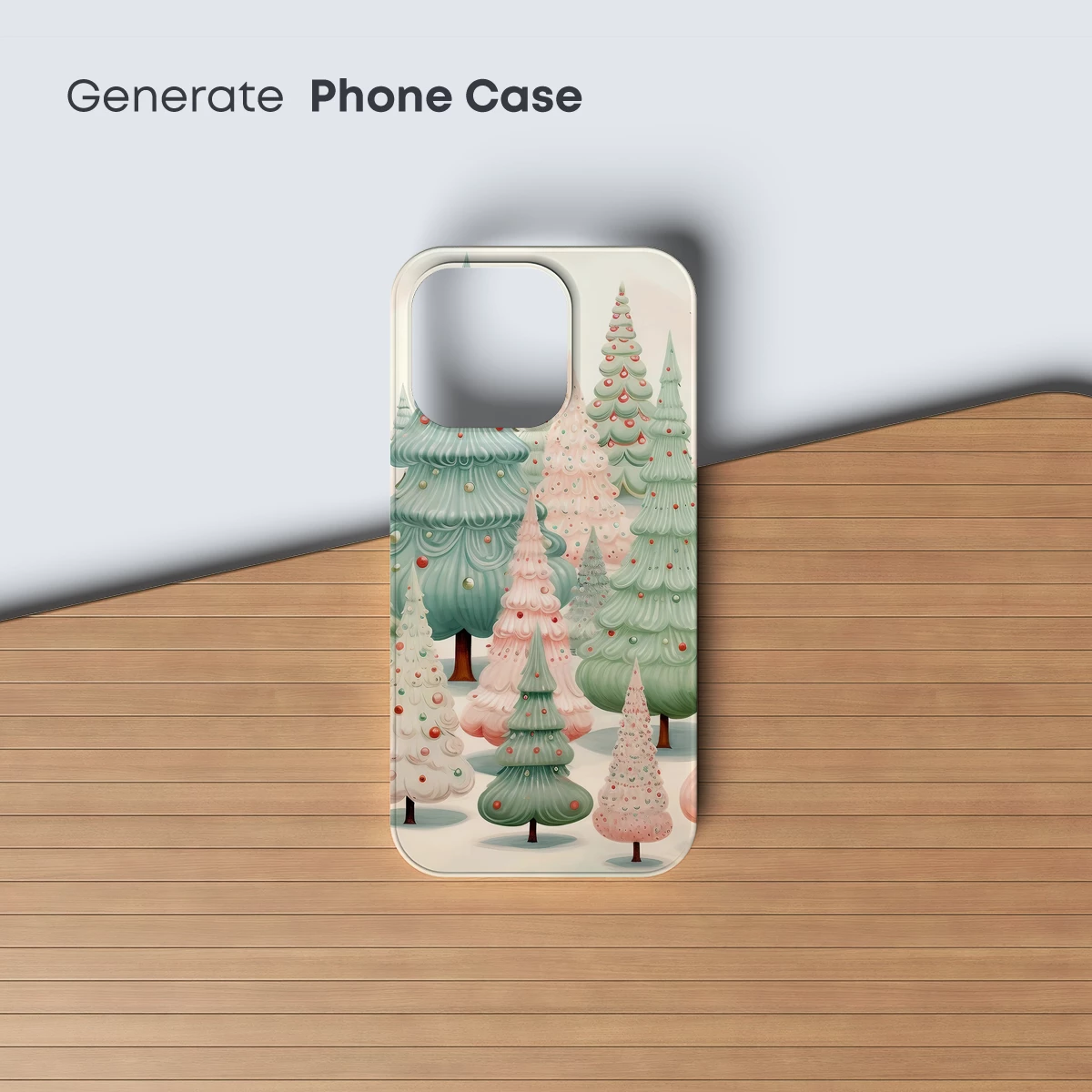 Enchanted Pastel Forest: Whimsical Christmas Trees - Image 3