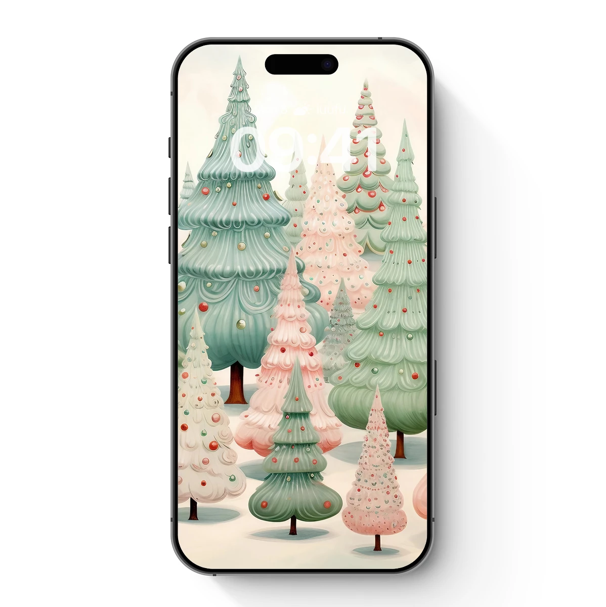 Enchanted Pastel Forest: Whimsical Christmas Trees
