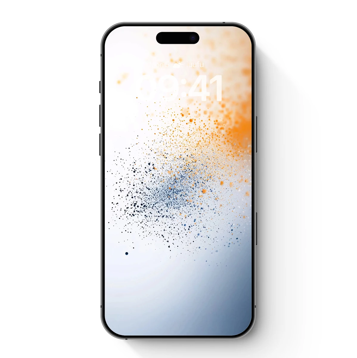 Cosmic Dust Swirl: Abstract Particle Art