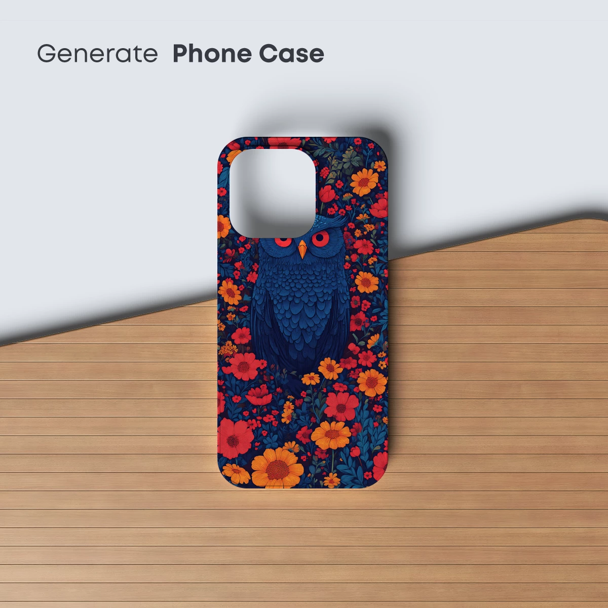 Enchanted Owl in Floral Fantasy - Image 3