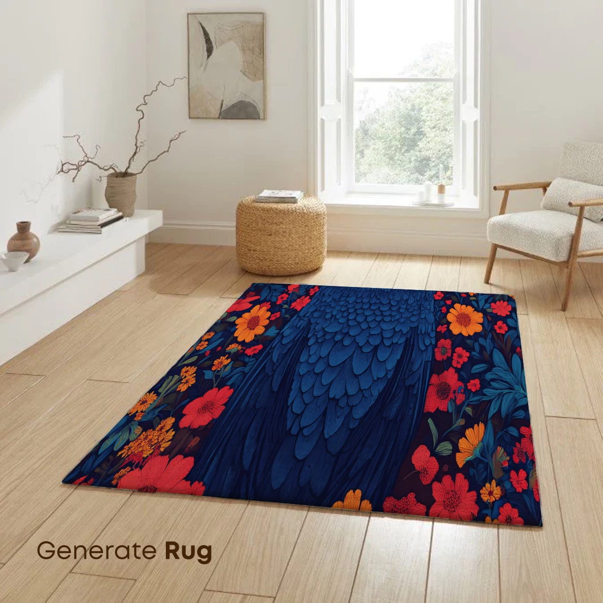 Enchanted Owl in Floral Fantasy - Image 6