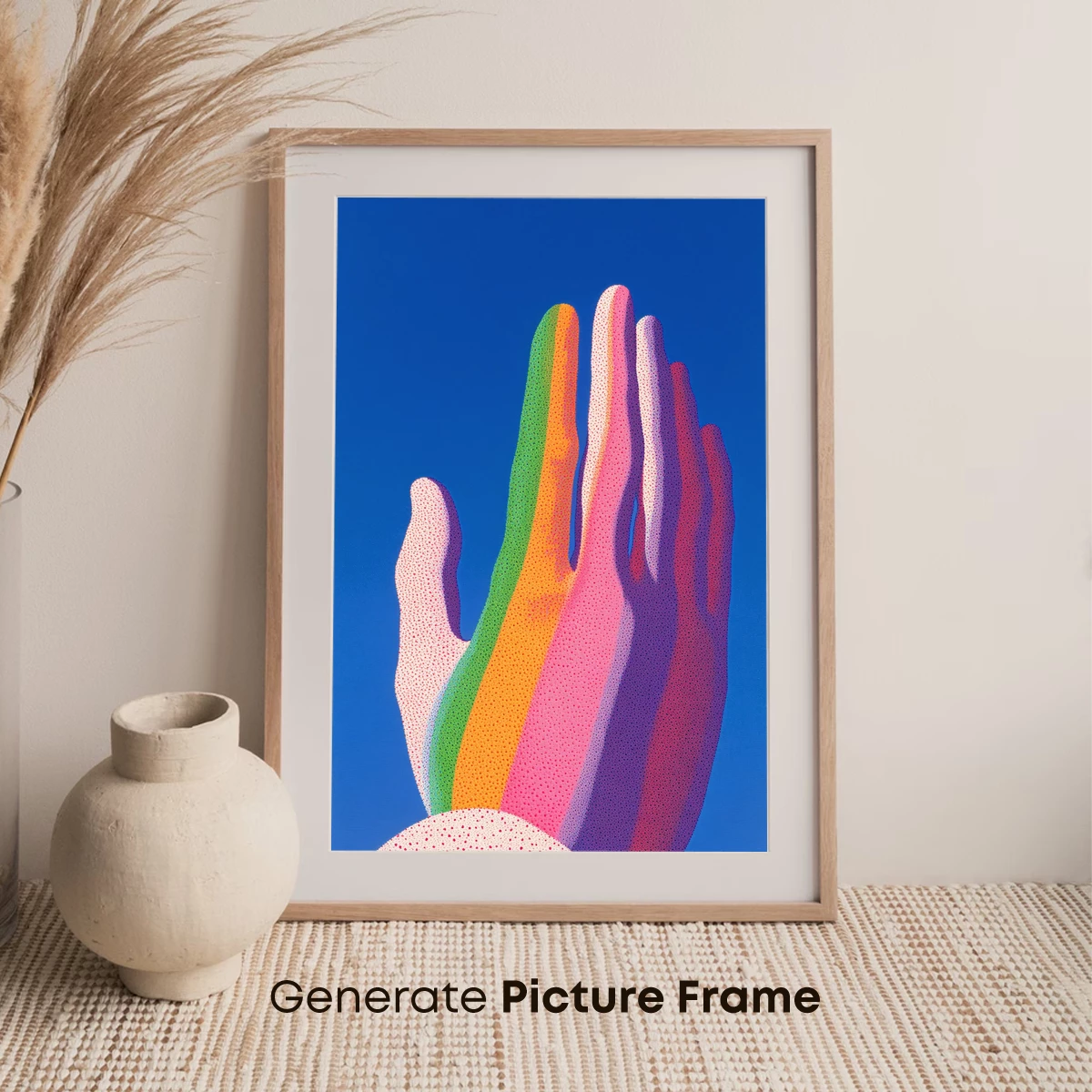 Dotwork Hands in Rainbow Harmony - Image 7