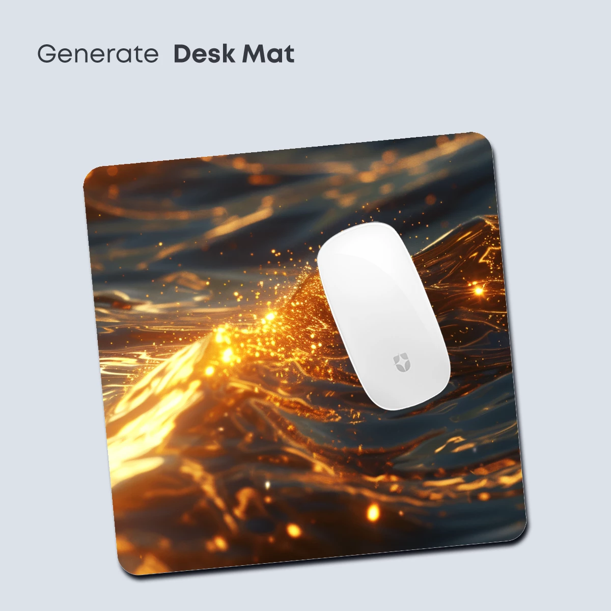 Golden Ripple Symphony: Liquid Light Elegance - Image 4