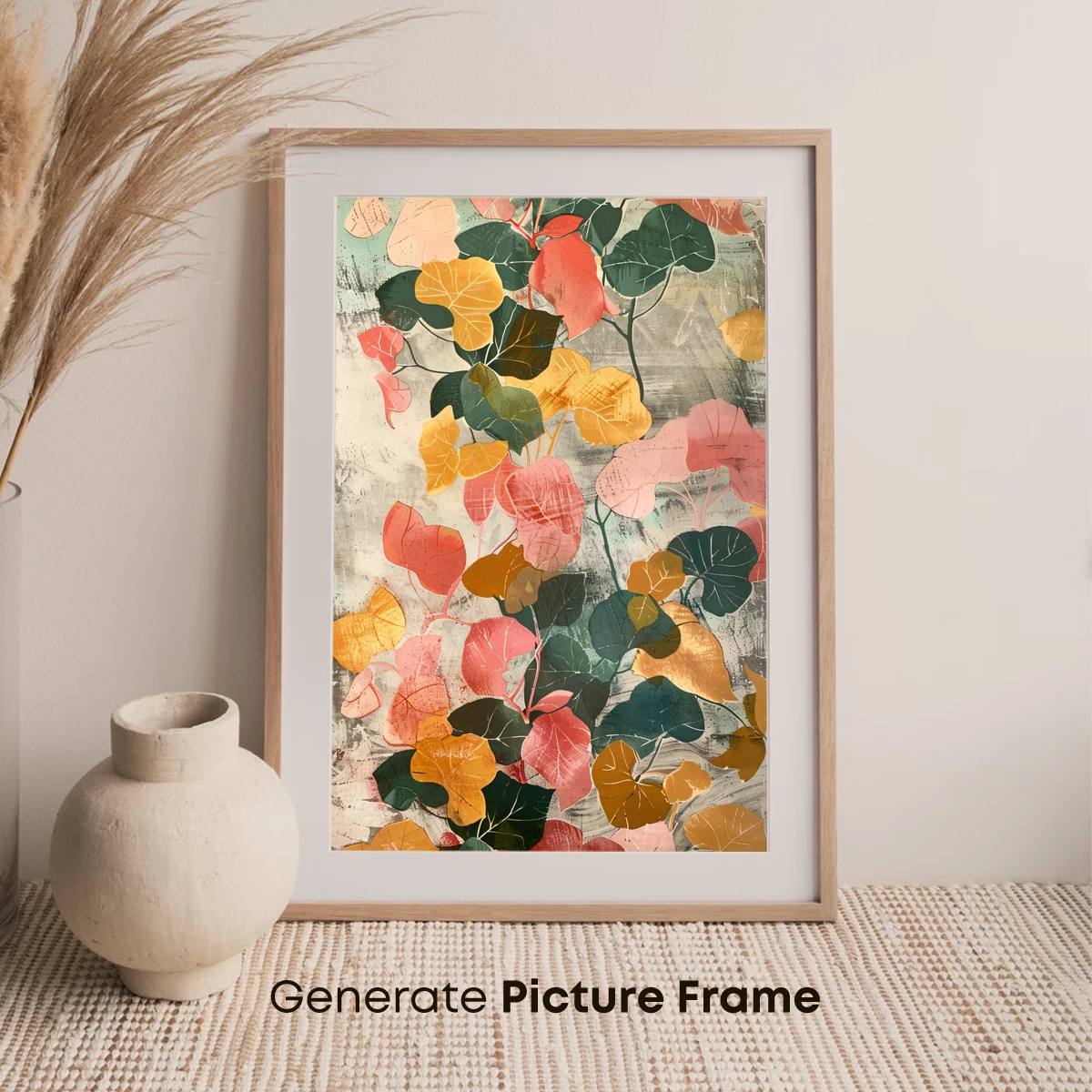 Autumnal Leaf Symphony: A Botanical Palette - Image 7