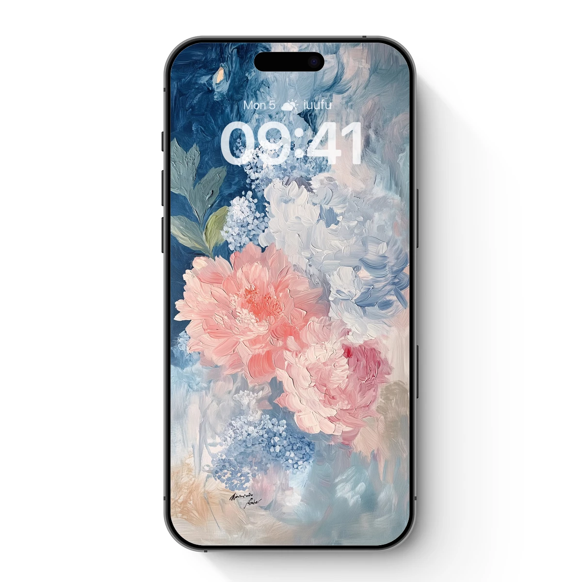 Blush Peonies in Abstract Bloom