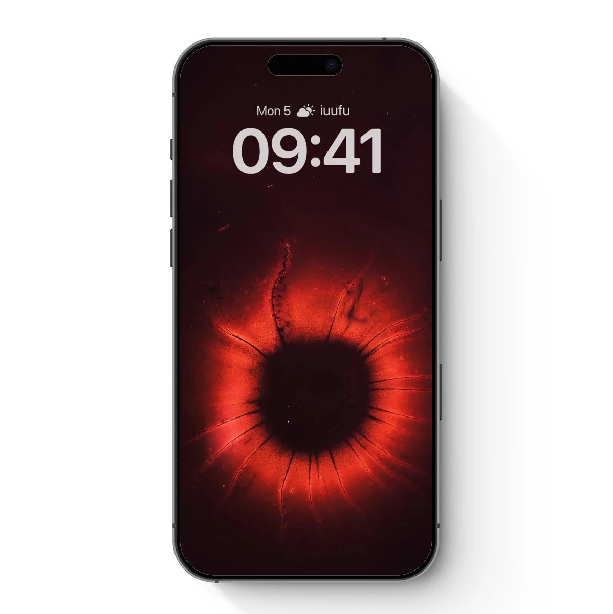 Crimson Cosmic Eye: A Glimpse into the Abyss