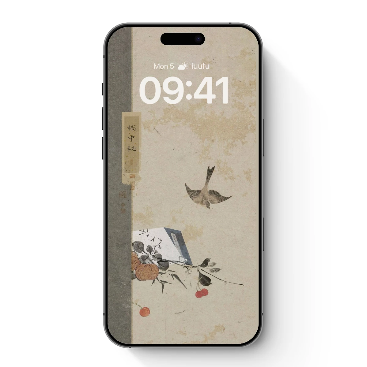 Oriental Flight: Bird and Blossoms in Harmony