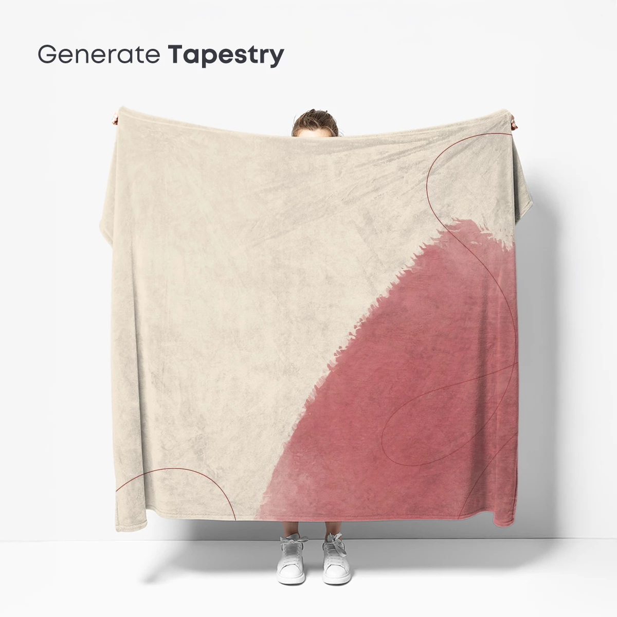 Abstract Blush Brushstroke - Image 5