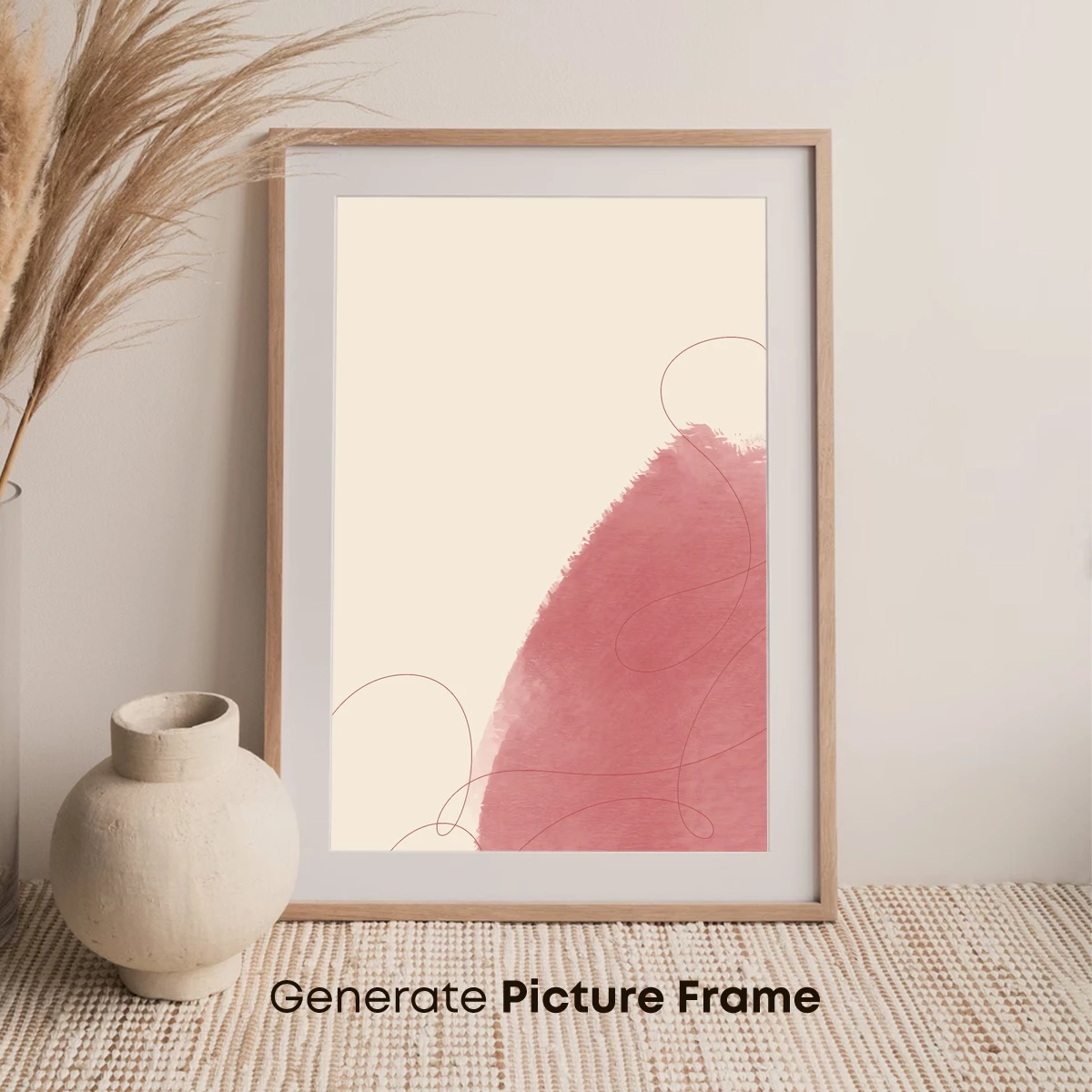 Abstract Blush Brushstroke - Image 7