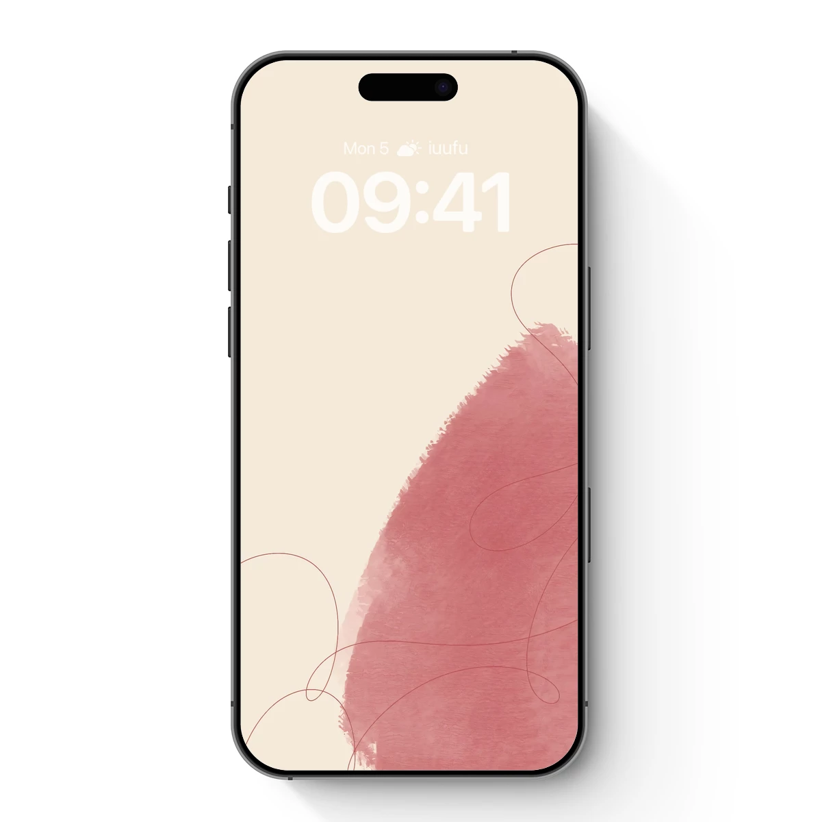 Abstract Blush Brushstroke