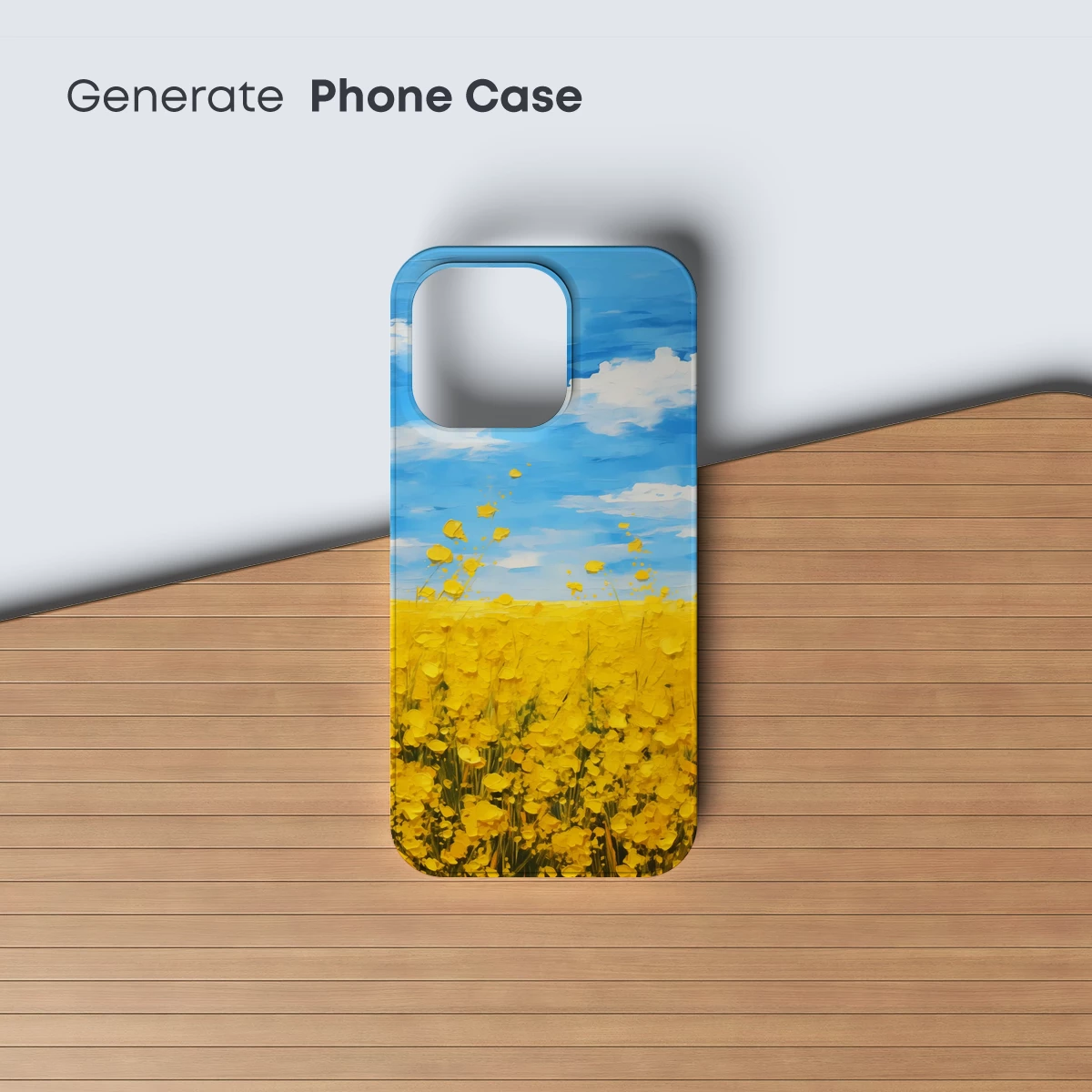 Golden Field Under Blue Skies - Image 3