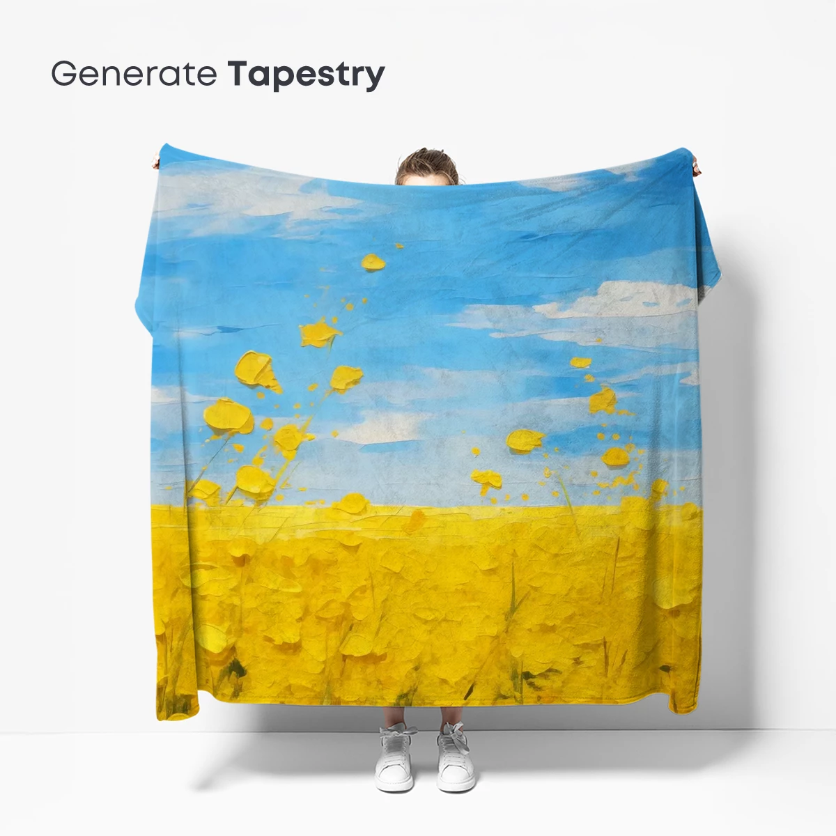 Golden Field Under Blue Skies - Image 5