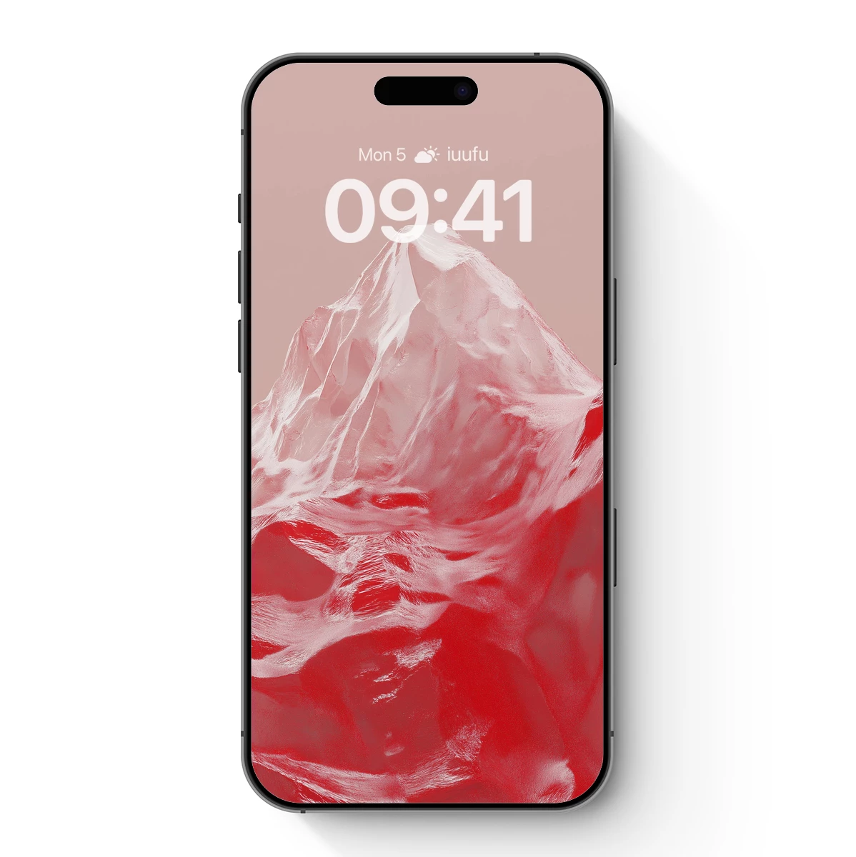 Crimson Ice Peak: A Sculpted Symphony in Red