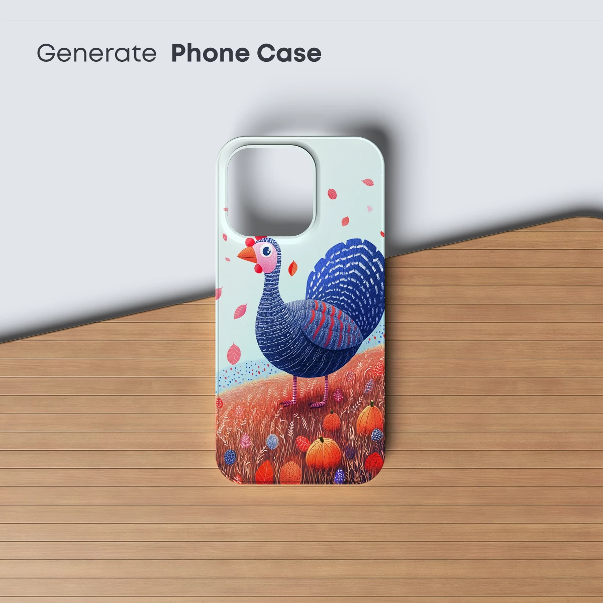 Autumnal Turkey in Harvest Field - Image 3