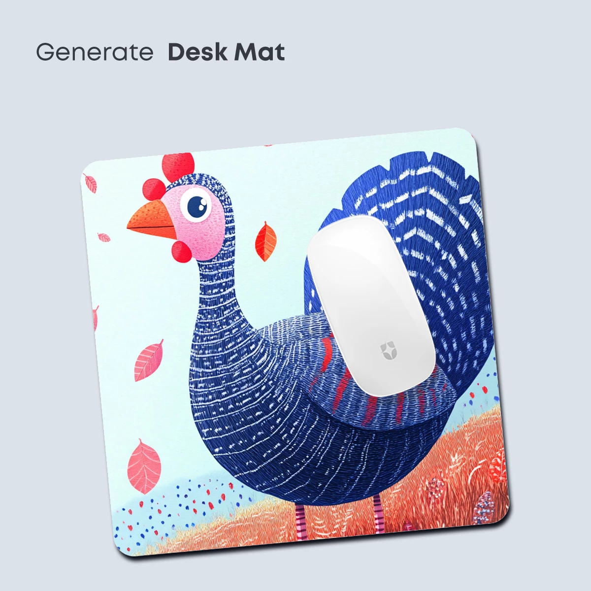 Autumnal Turkey in Harvest Field - Image 4