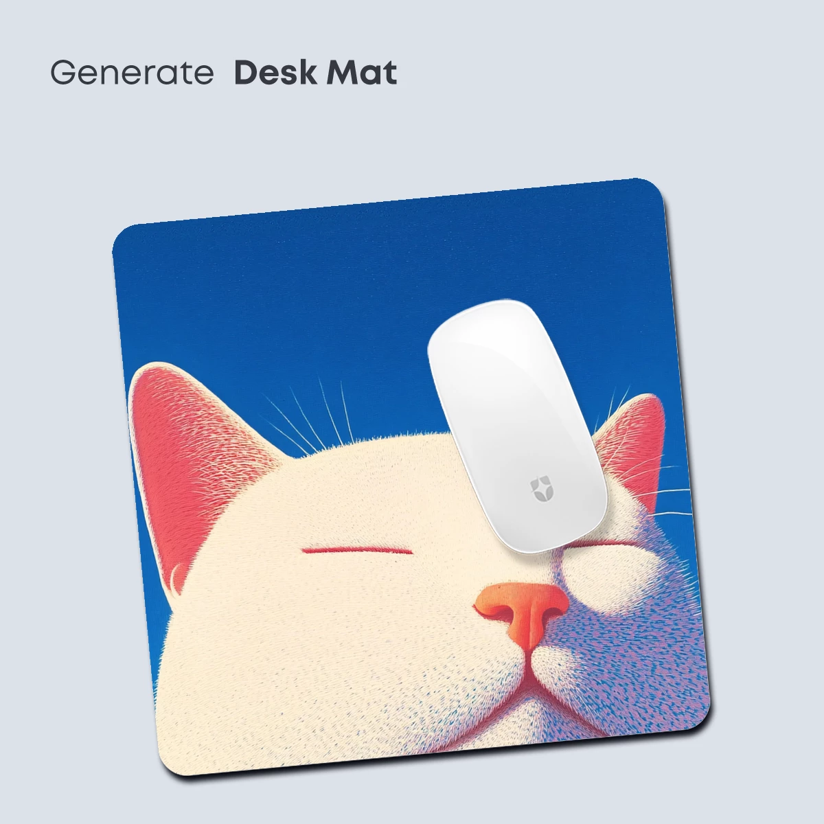 Blissful White Cat Against Azure Sky - Image 4