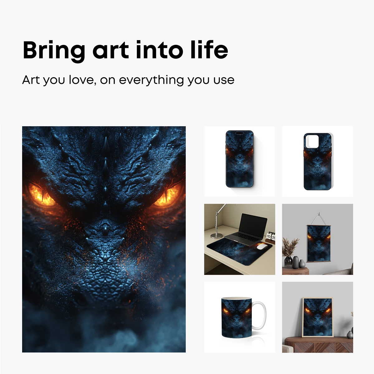 Fiery Dragon's Gaze: Mythic Intensity