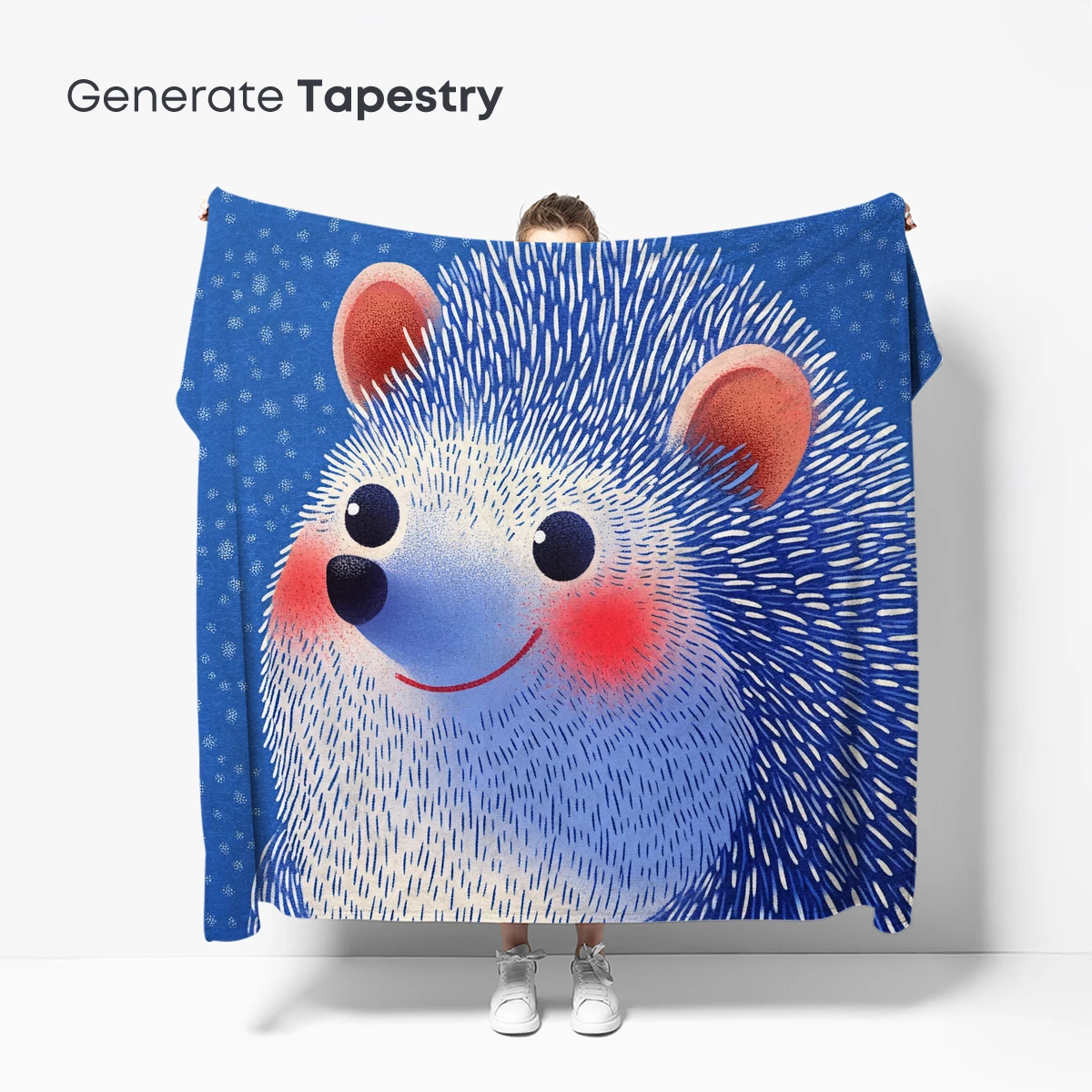 Charming Hedgehog in Winter Wonderland - Image 5