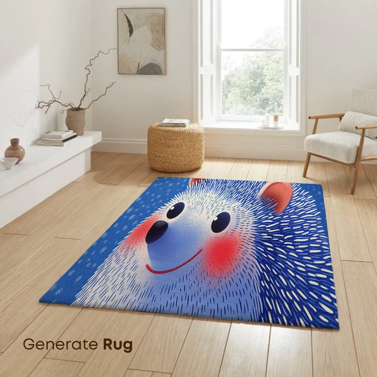 Charming Hedgehog in Winter Wonderland - Image 6