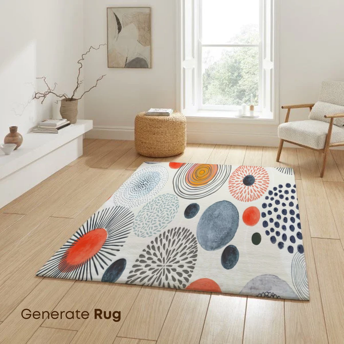 Circles of Eternity: Abstract Spiral Harmony - Image 6