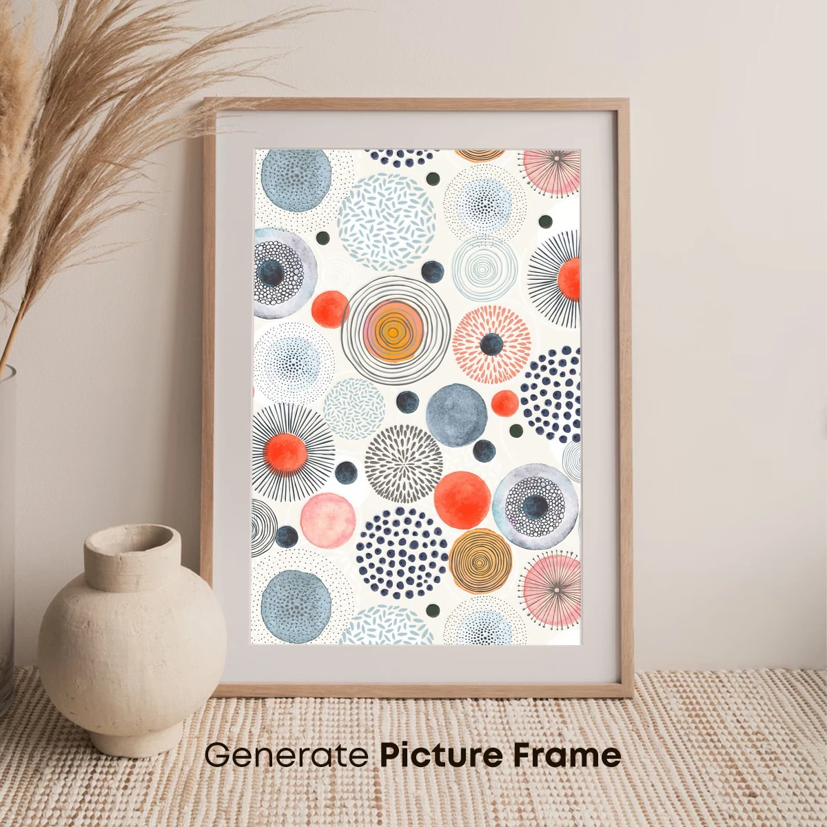 Circles of Eternity: Abstract Spiral Harmony - Image 7