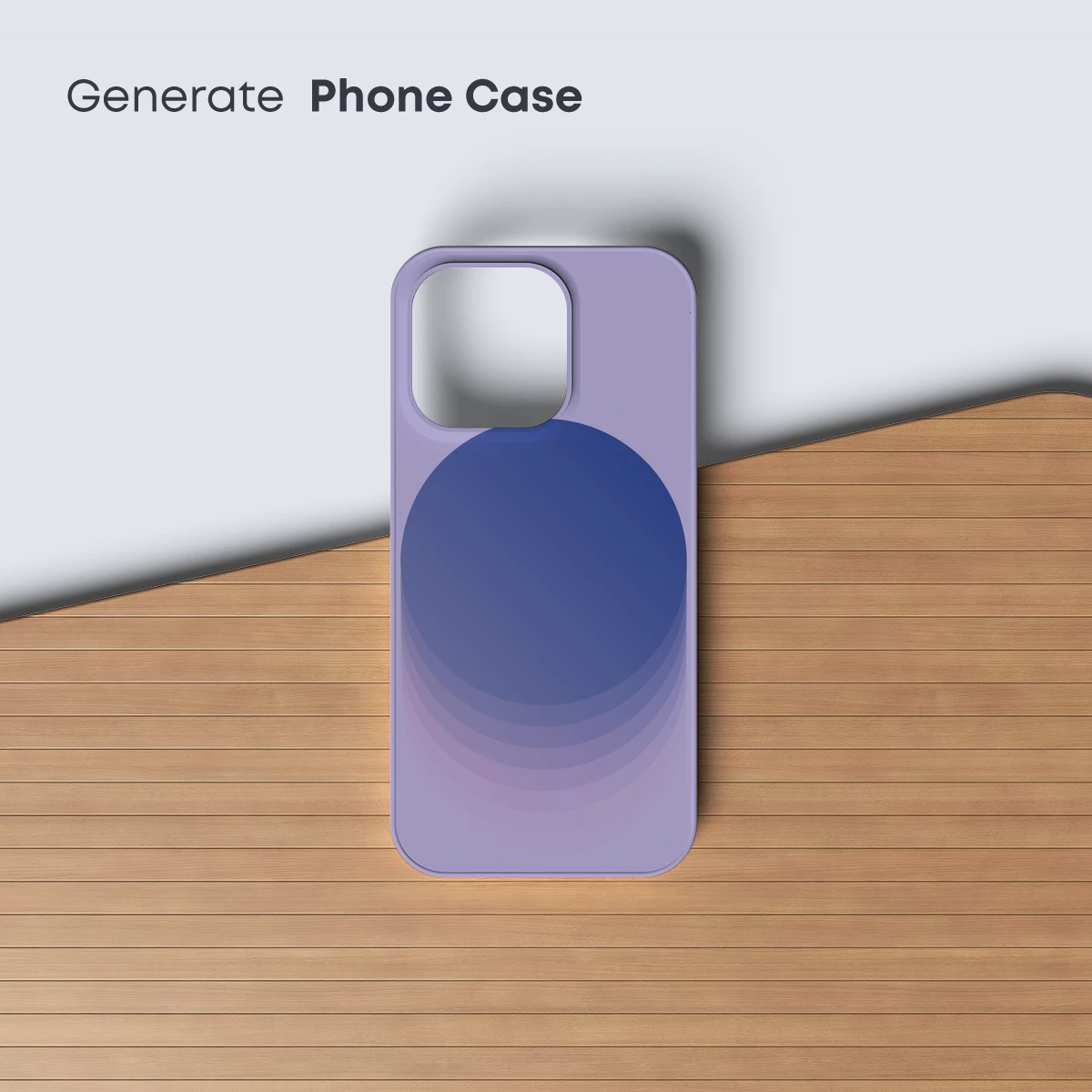 Gradient Eclipse: Layered Serenity in Blue - Image 3