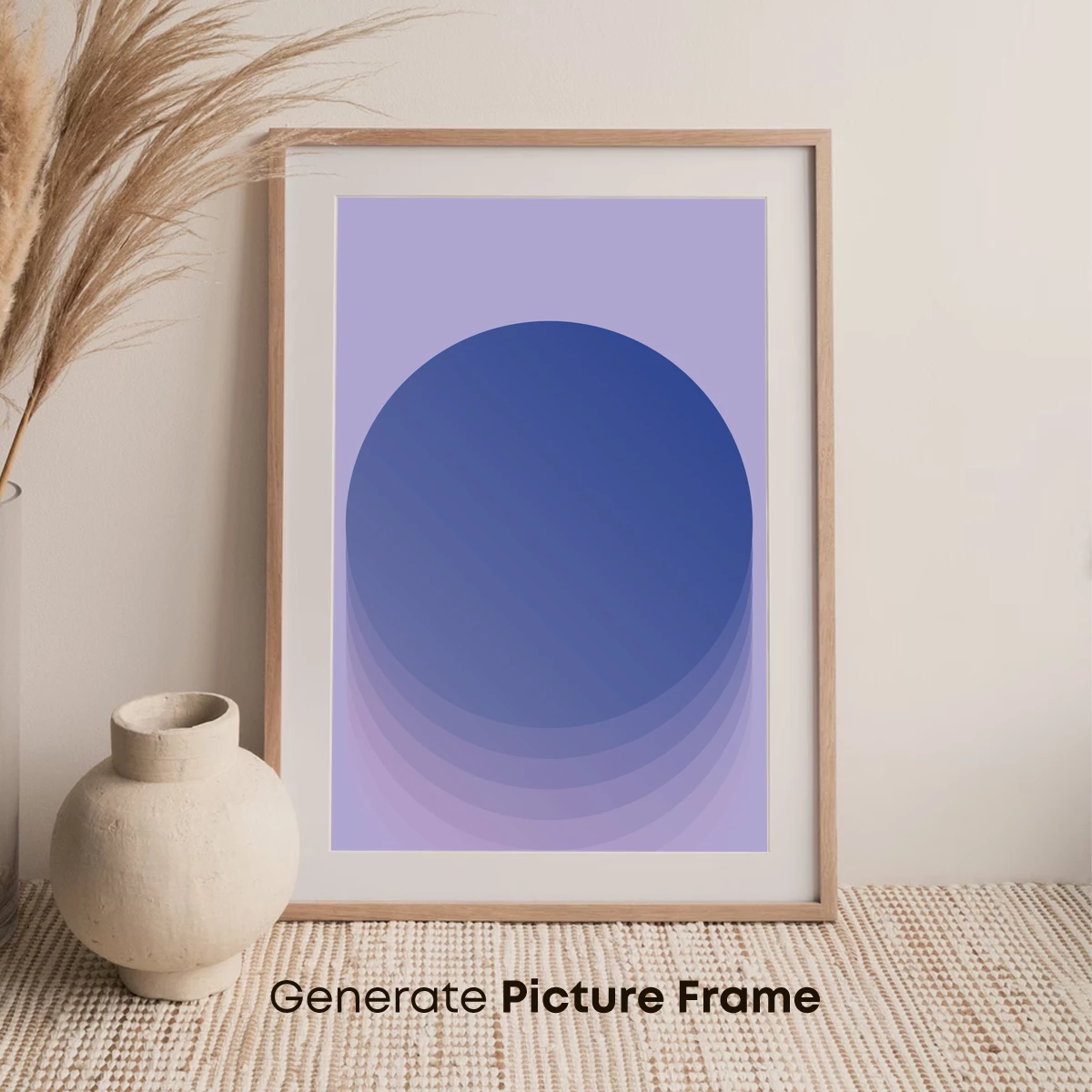 Gradient Eclipse: Layered Serenity in Blue - Image 7