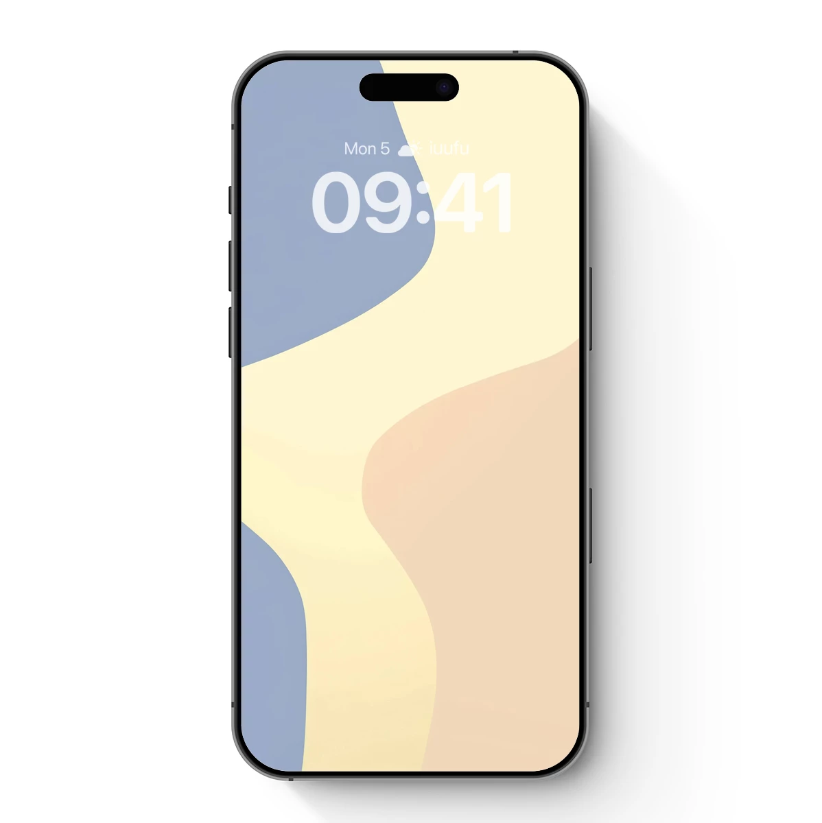 Abstract Pastel Fusion: Curved Elegance