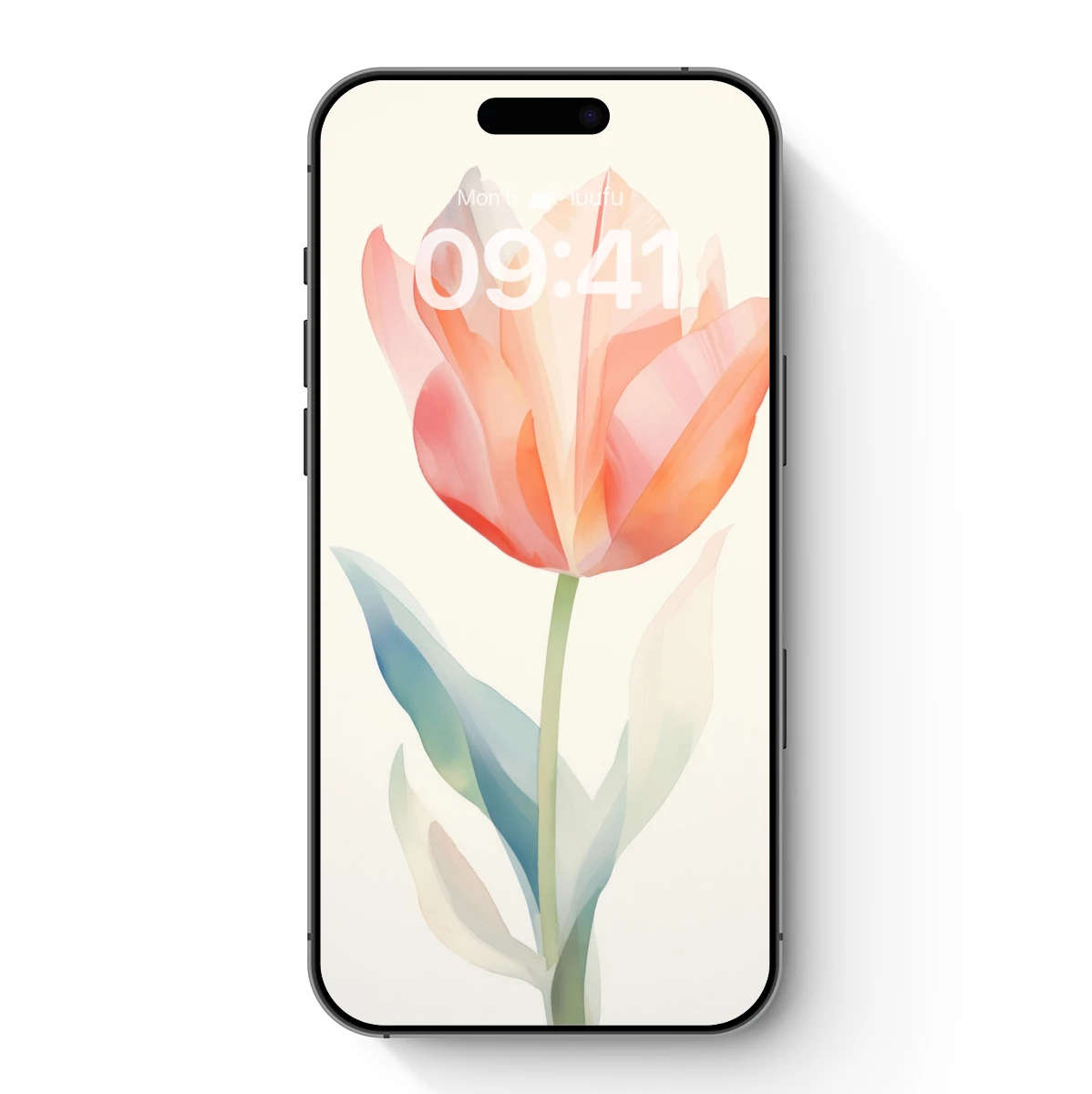 Ethereal Tulip: Watercolor Elegance in Bloom
