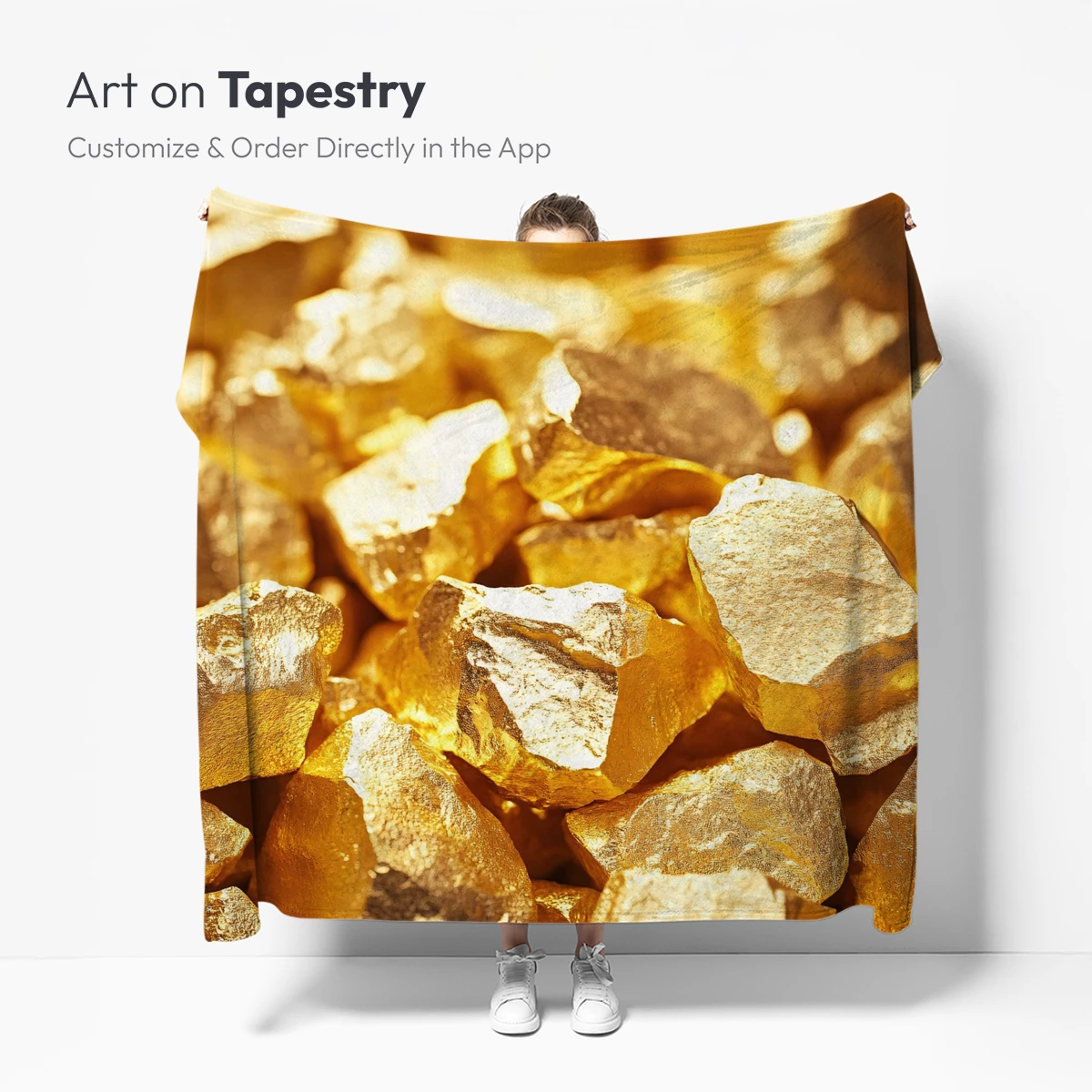 Golden Nuggets: Radiant Wealth in Crystalline Form - Image 5