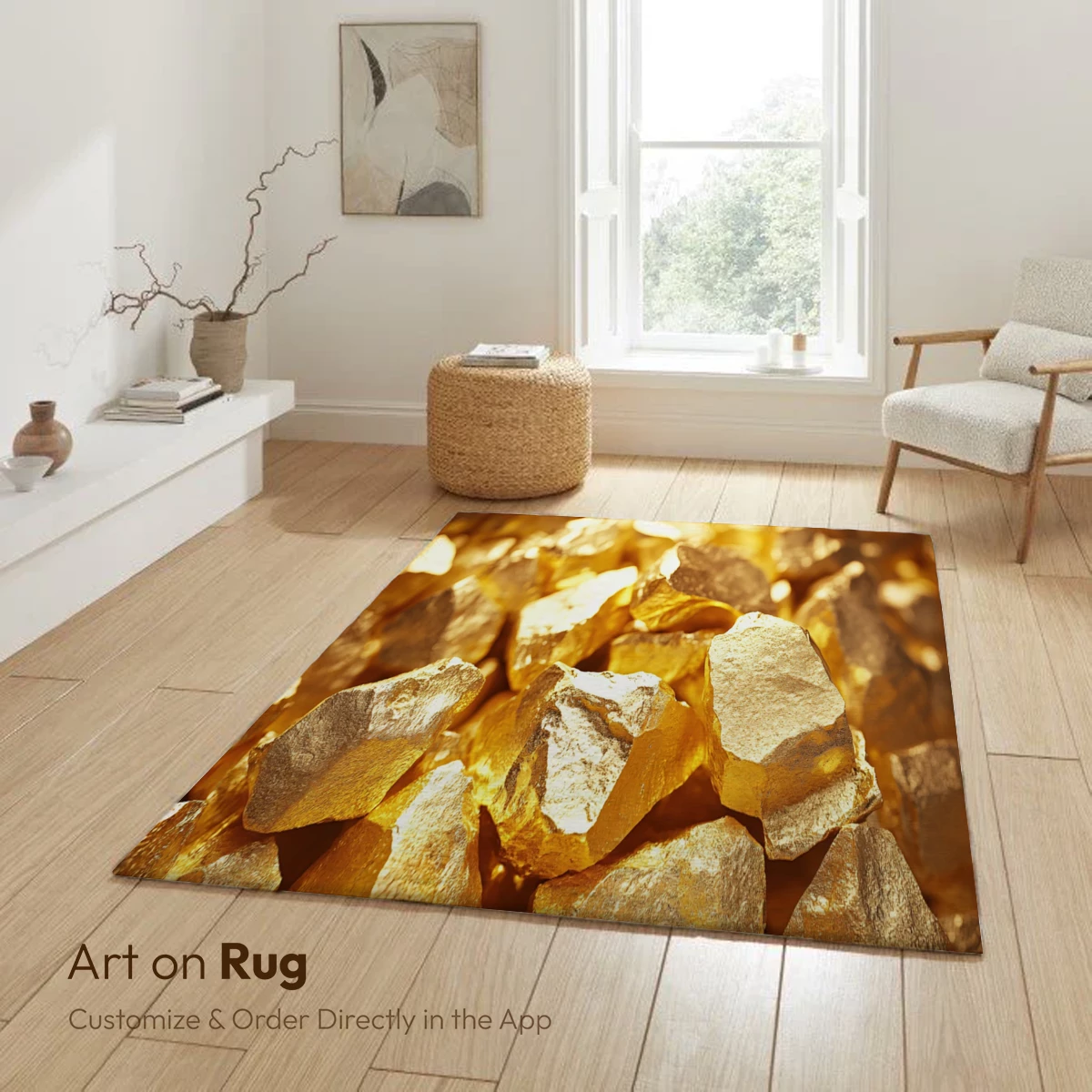 Golden Nuggets: Radiant Wealth in Crystalline Form - Image 6