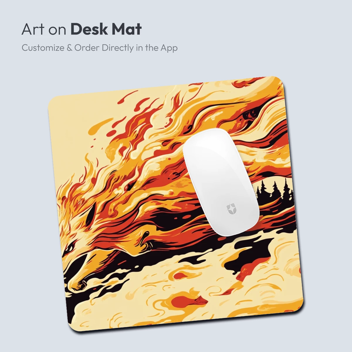 Flame Fox: Mythical Blaze in Motion - Image 4