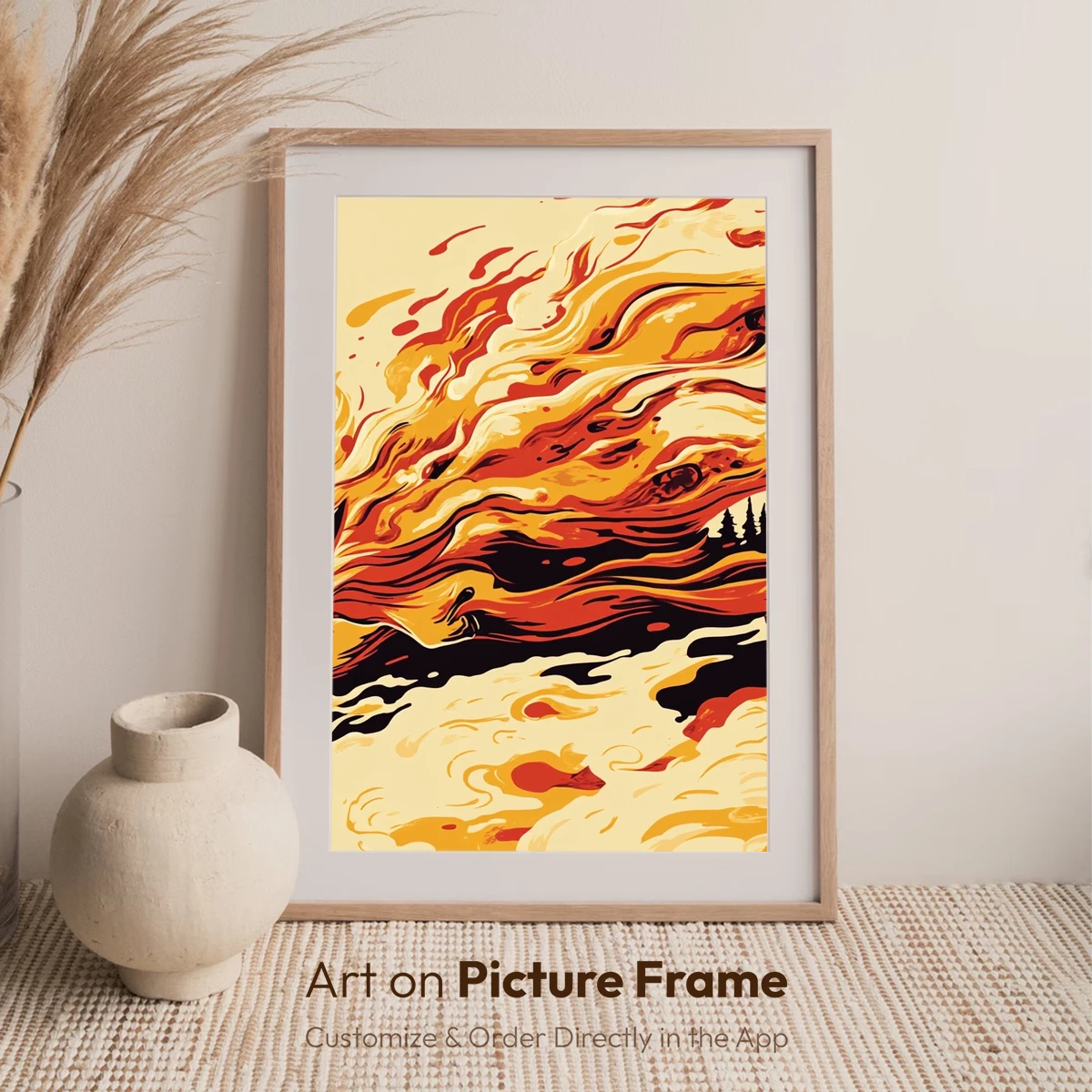 Flame Fox: Mythical Blaze in Motion - Image 7