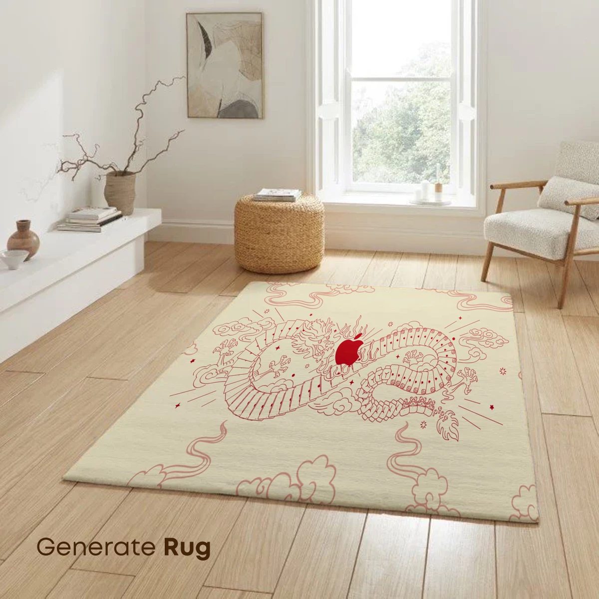 Apple-Emblazoned Dragon: Fusion of Tech and Mythology - Image 6