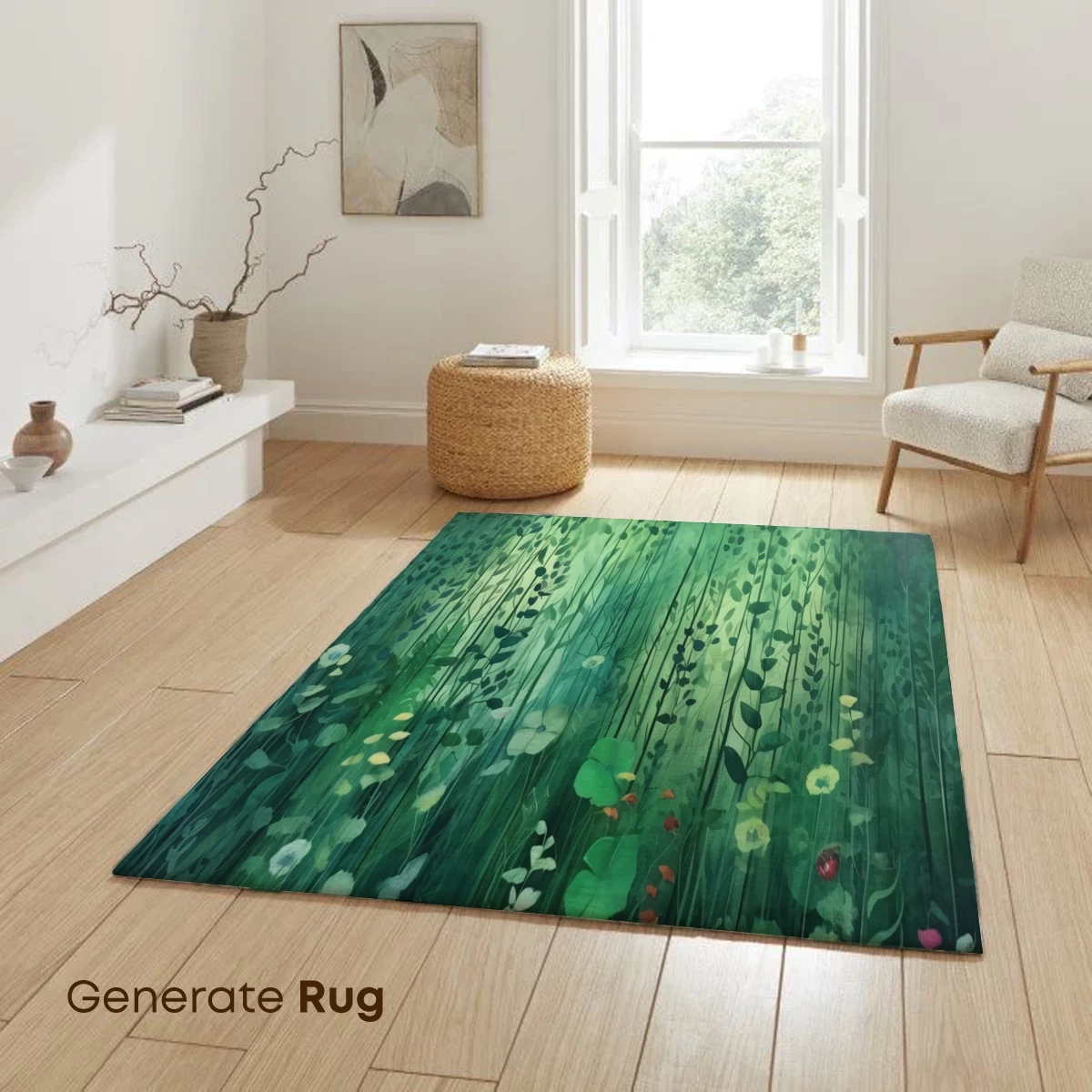 Enchanted Forest Whisper: Luminous Greenery - Image 6