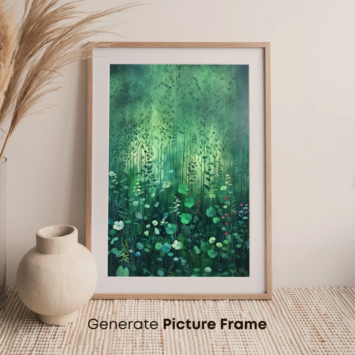 Enchanted Forest Whisper: Luminous Greenery - Image 7