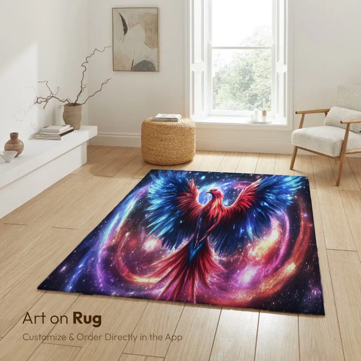 Cosmic Phoenix: Celestial Firebird Art - Image 6