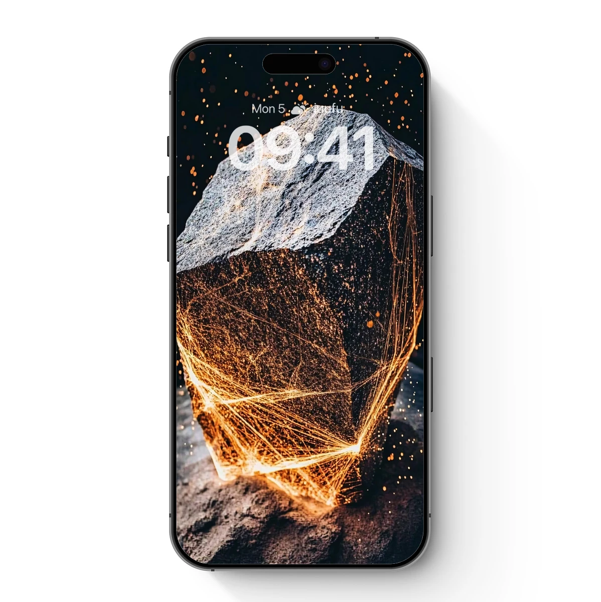 Illuminated Rock Veins: A Glowing Geological Wonder