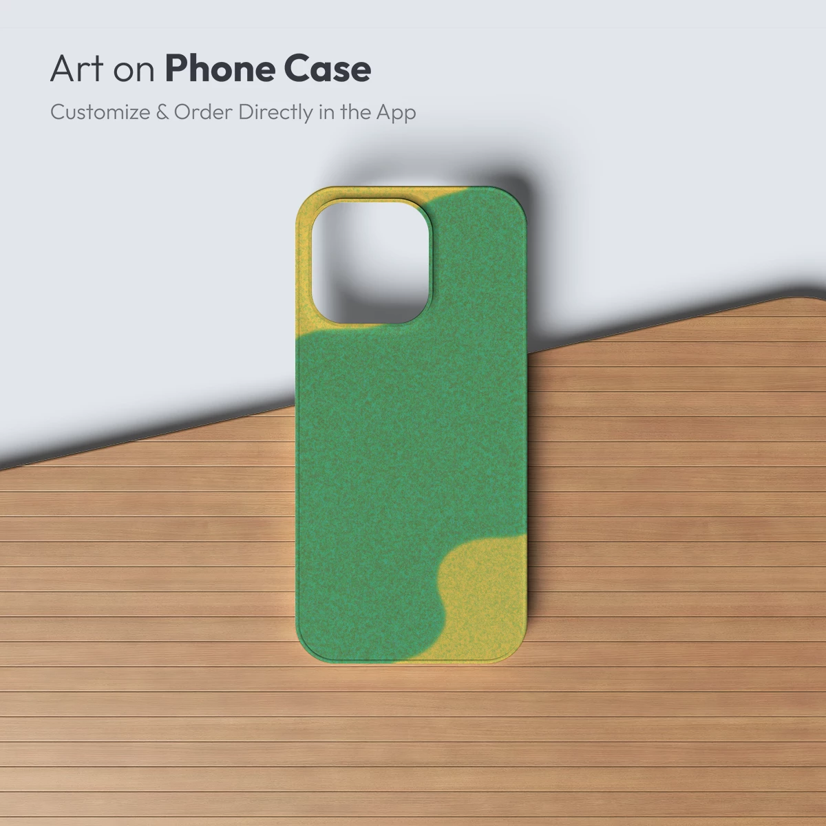 Abstract Teal and Gold Fusion - Image 3