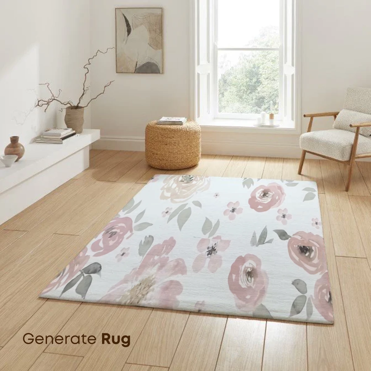 Blush Floral Symphony: Watercolor Elegance - Image 6