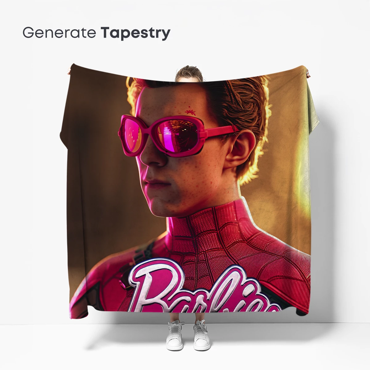 Barbie Spider-Man: A Pink Pop Art Fusion - Image 5