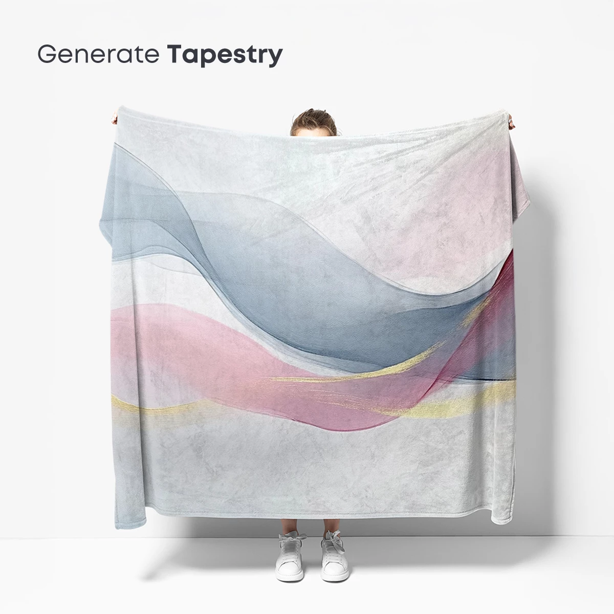 Ethereal Silk Waves: A Dance of Pastel Elegance - Image 5