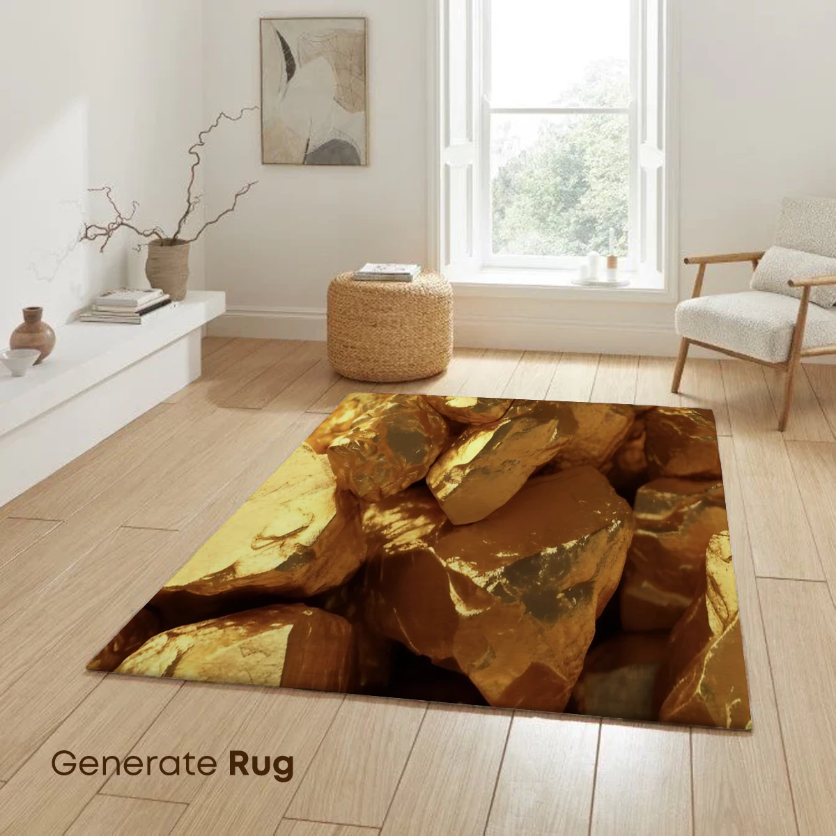 Golden Nuggets: Radiant Wealth in Crystalline Form - Image 6