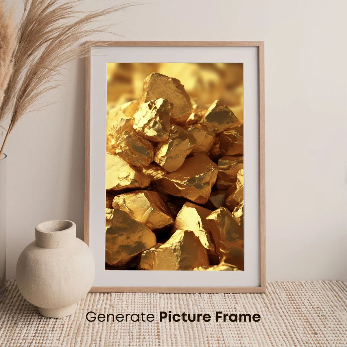 Golden Nuggets: Radiant Wealth in Crystalline Form - Image 7