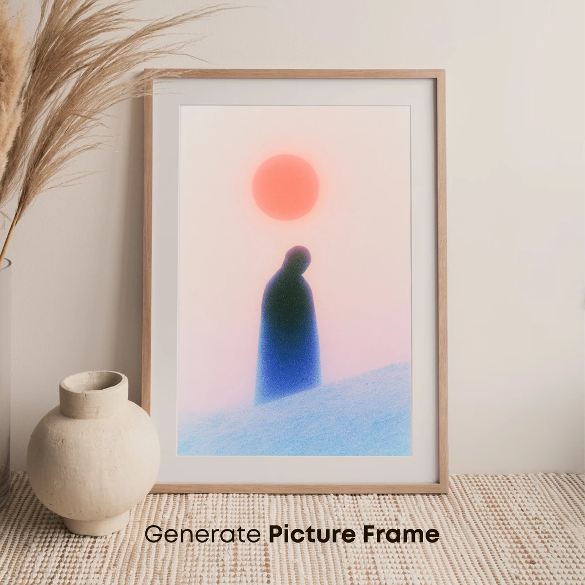 Ethereal Sentinel Under the Crimson Sun - Image 7